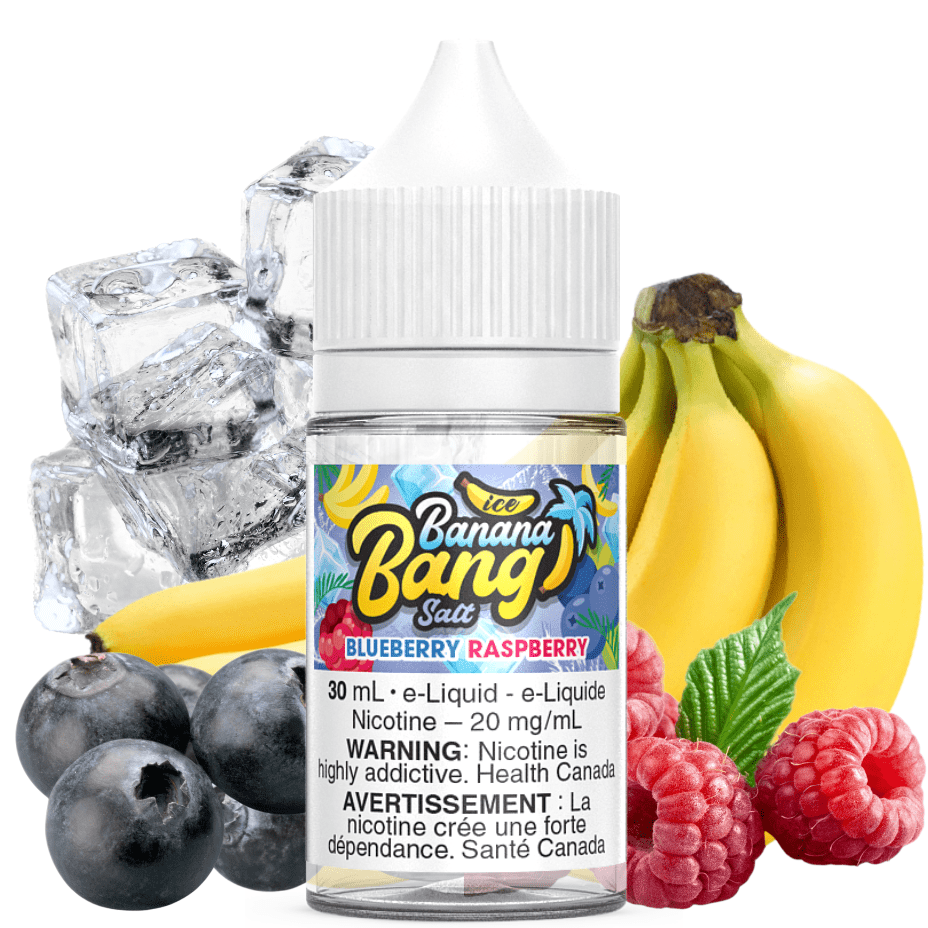 Blueberry Raspberry Ice Salt by Banana Bang E-Liquid 30ml / 12mg Okotoks Vape SuperStore Okotoks Alberta