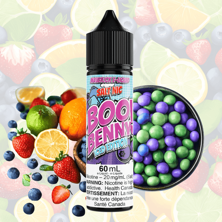 Boo Benny Iced Salt by Maverick E-Liquid 60ml / 20mg Okotoks Vape SuperStore Okotoks Alberta