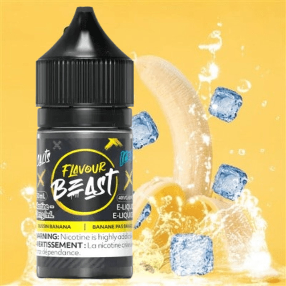 Bussin Banana Iced Salts by Flavour Beast E-Liquid 30ml / 20mg Okotoks Vape SuperStore Okotoks Alberta