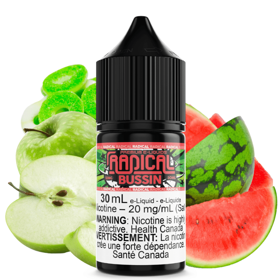 Bussin Salt by Radical E-Liquid 30ml / 12mg Okotoks Vape SuperStore Okotoks Alberta