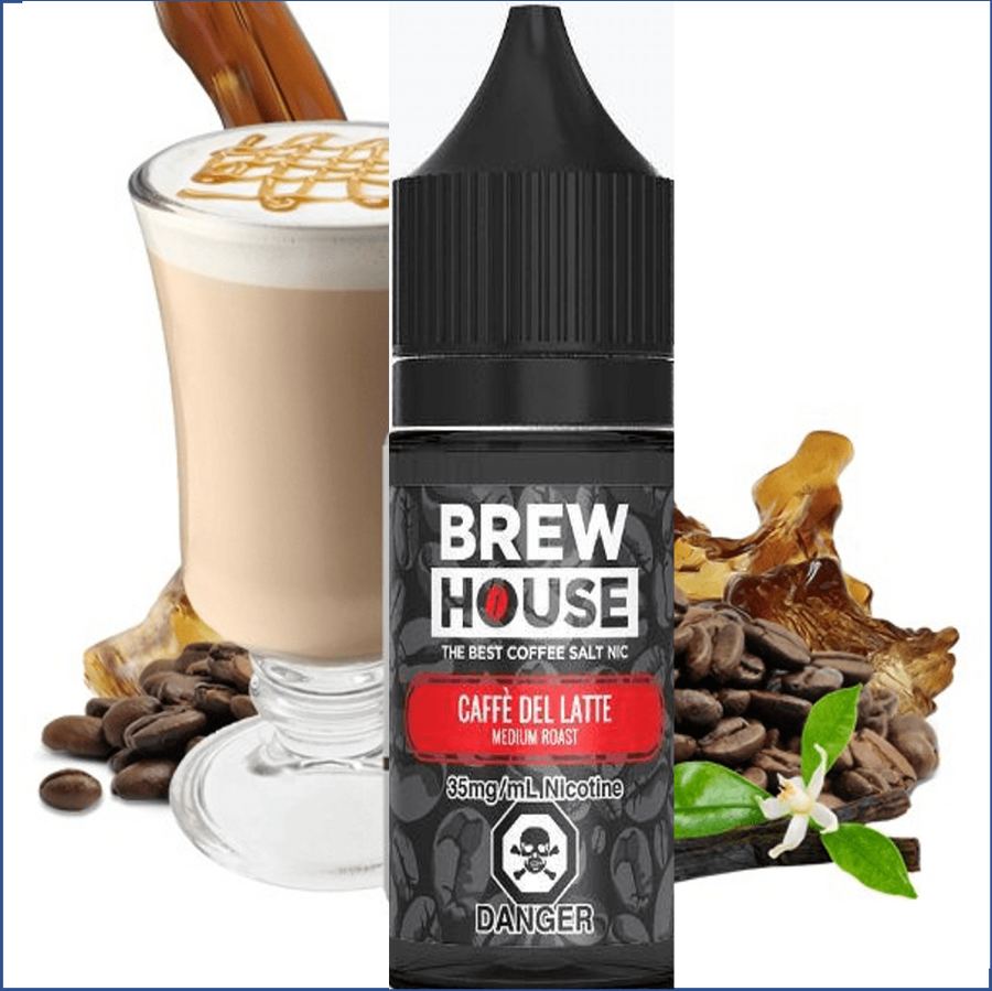 Caffe Del Latte Salt by Brew House E-Liquid 30ml / 20mg Okotoks Vape SuperStore Okotoks Alberta
