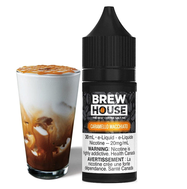 Caramello Macchiato Salt by Brew House E-Liquid 30ml / 20mg Okotoks Vape SuperStore Okotoks Alberta