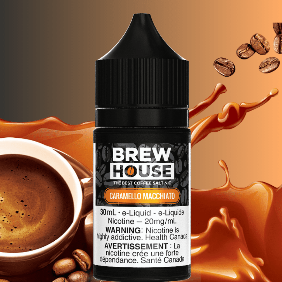 Caramello Macchiato Salt by Brew House E-Liquid Okotoks Vape SuperStore Okotoks Alberta