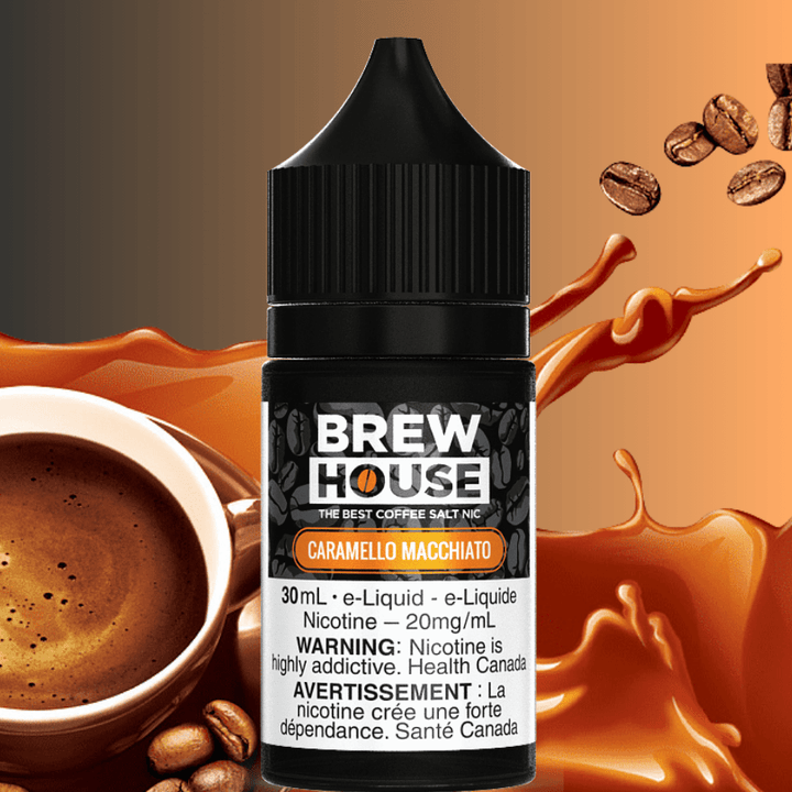 Caramello Macchiato Salt by Brew House E-Liquid Okotoks Vape SuperStore Okotoks Alberta