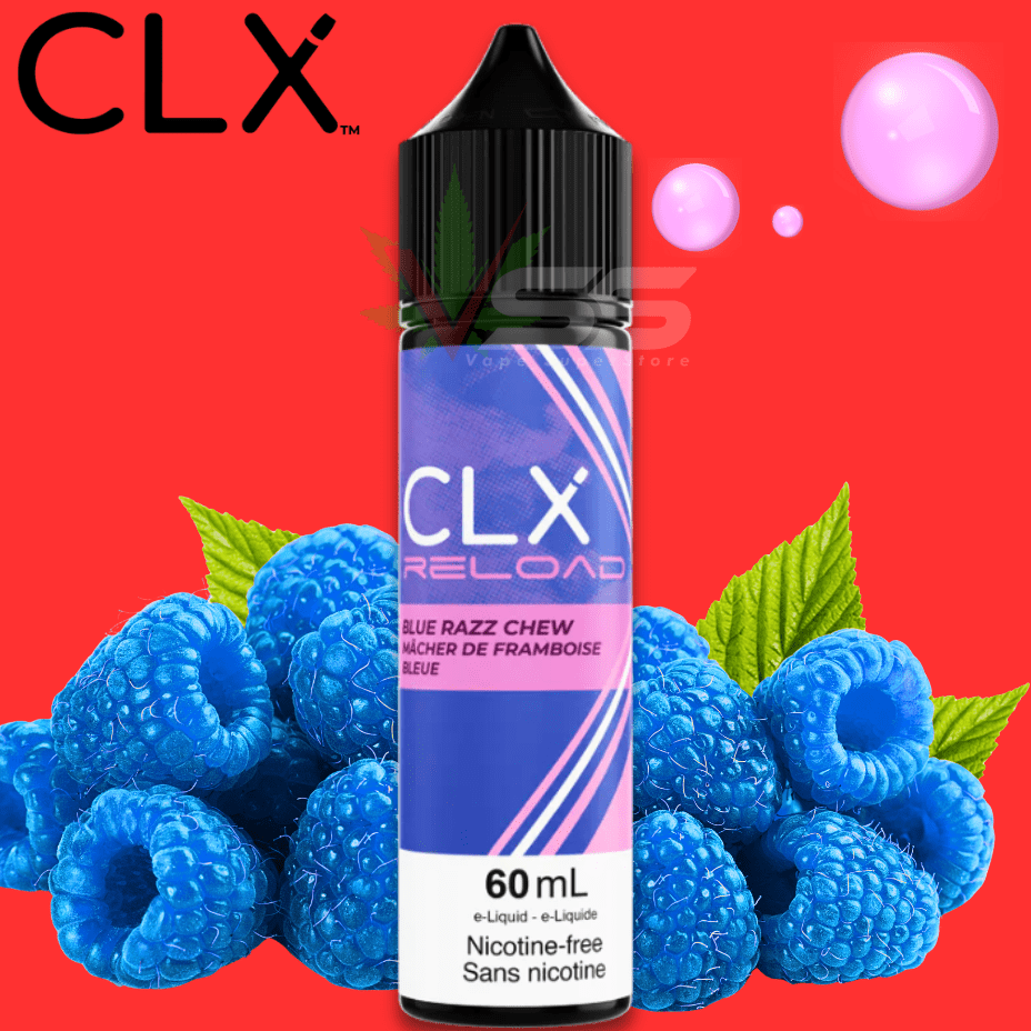 CLX Reload Freebase 60ml-Blue Razz Chew 60ml / 3mg Okotoks Vape SuperStore Okotoks Alberta