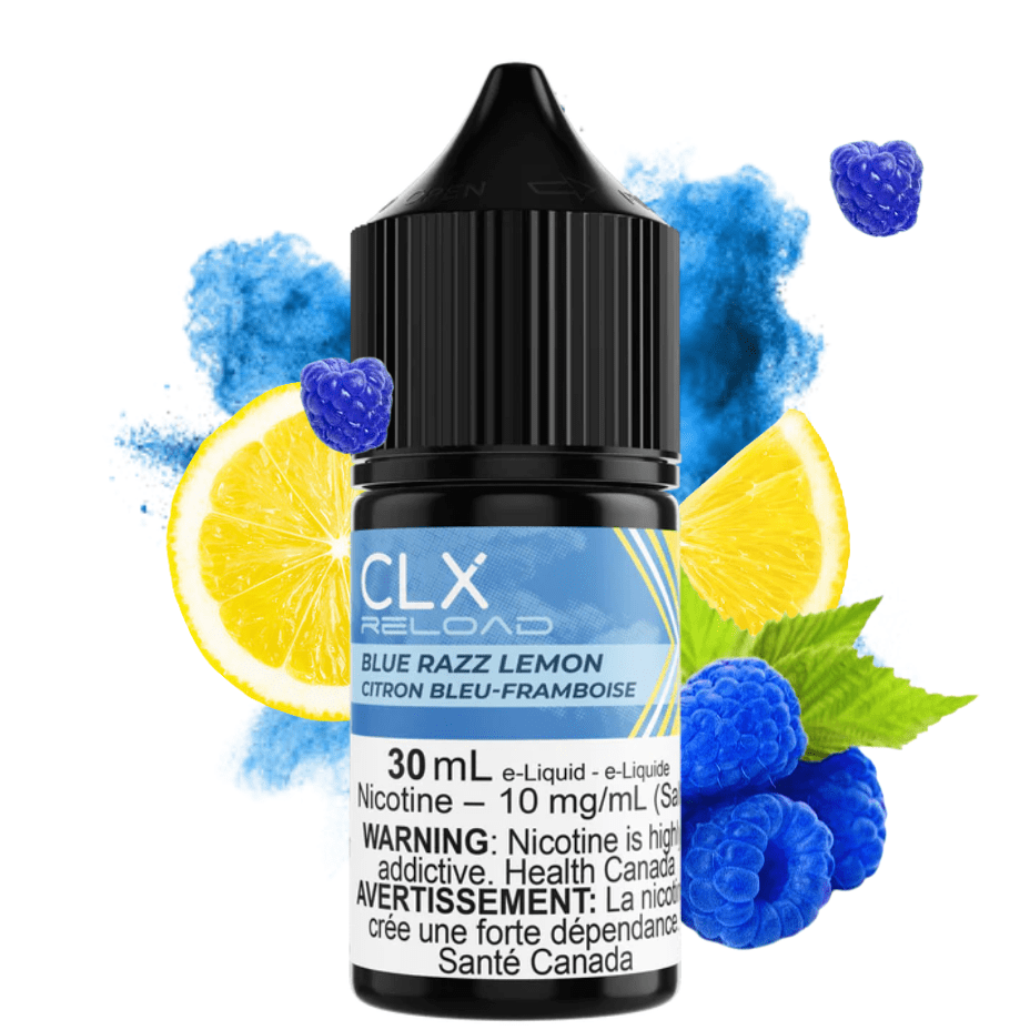 CLX Reload Salt-Blue Razz Lemon 30ml / 10mg Okotoks Vape SuperStore Okotoks Alberta