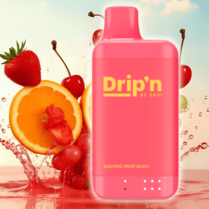 Drip'n by Envi 16K Disposable Vape - Electric Fruit Blast 8mL / 16000 Puffs / 20mg Okotoks Vape SuperStore Okotoks Alberta