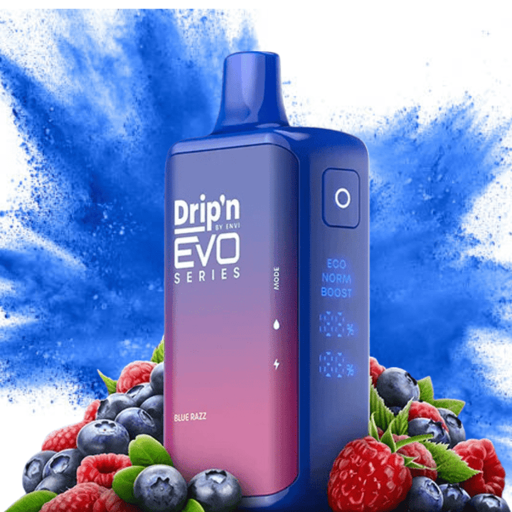 Drip'n by Envi EVO 28k Disposable Vape-Blue Razz 28000 Puffs / 20mg Okotoks Vape SuperStore Okotoks Alberta