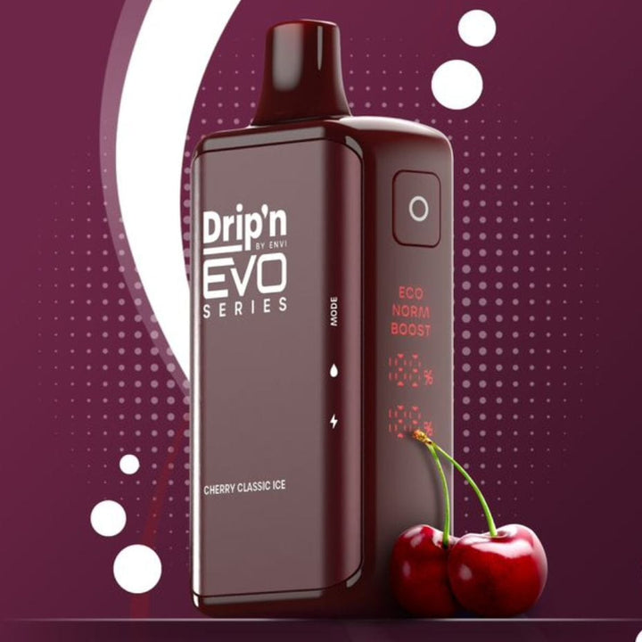 Drip'n by Envi EVO 28k Disposable Vape-Cherry Classic 28000 Puffs / 20mg Okotoks Vape SuperStore Okotoks Alberta