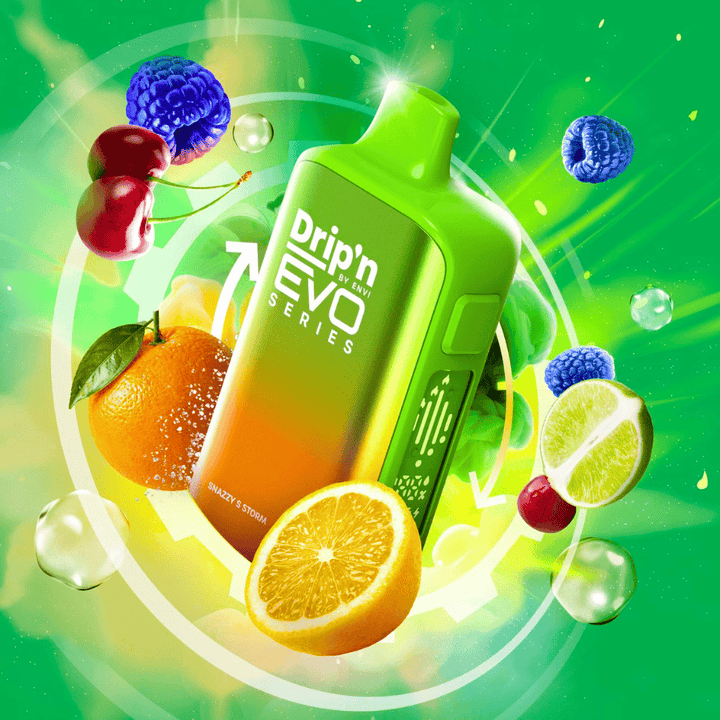 Drip'n by Envi Evo 63K Disposable Vape - Snazzy S Storm Okotoks Vape SuperStore Okotoks Alberta