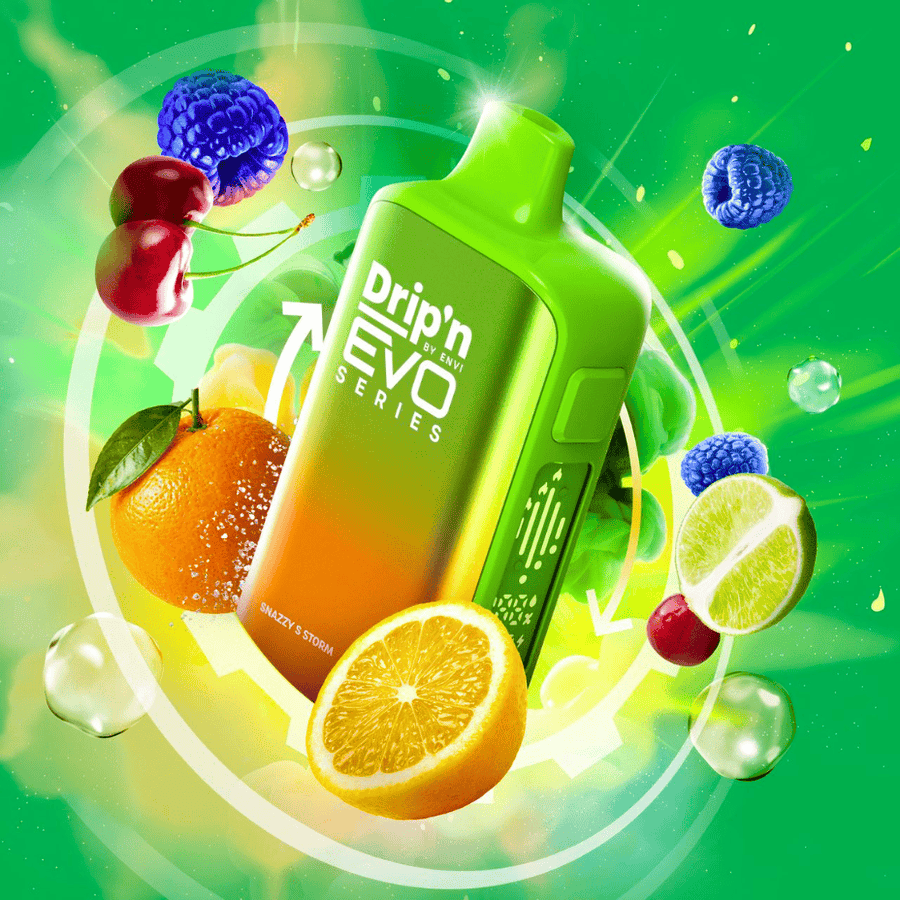 Drip'n by Envi Evo 63K Disposable Vape - Snazzy S Storm Okotoks Vape SuperStore Okotoks Alberta