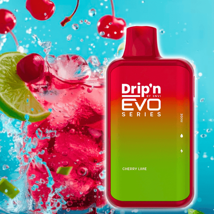 Drip'n Envi EVO 28k Disposable Vape-Cherry Lime 28000 Puffs / 20mg Okotoks Vape SuperStore Okotoks Alberta
