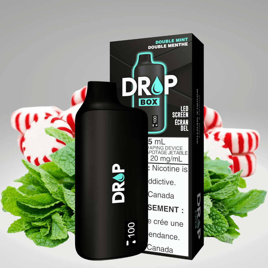 Drop Box 8500 Disposable Vape-Double Mint 15ml / 8500Puffs Okotoks Vape SuperStore Okotoks Alberta