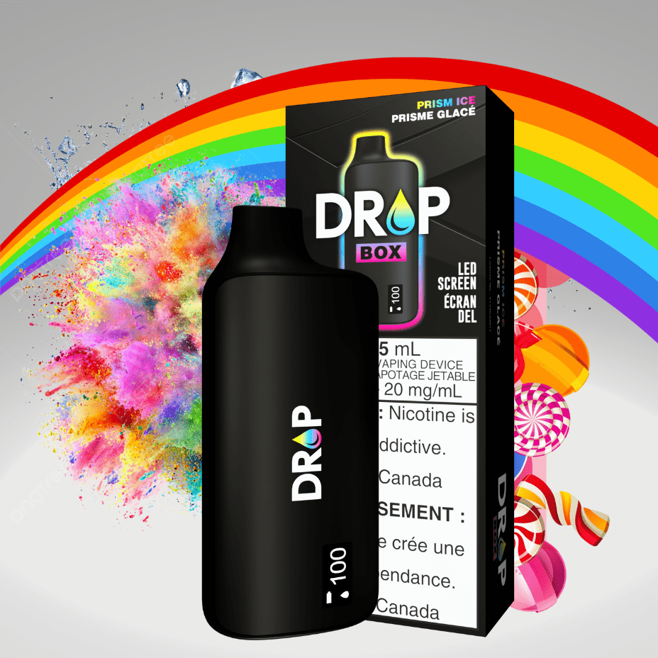 Drop Box 8500 Disposable Vape-Prism Ice 15ml / 8500Puffs Okotoks Vape SuperStore Okotoks Alberta