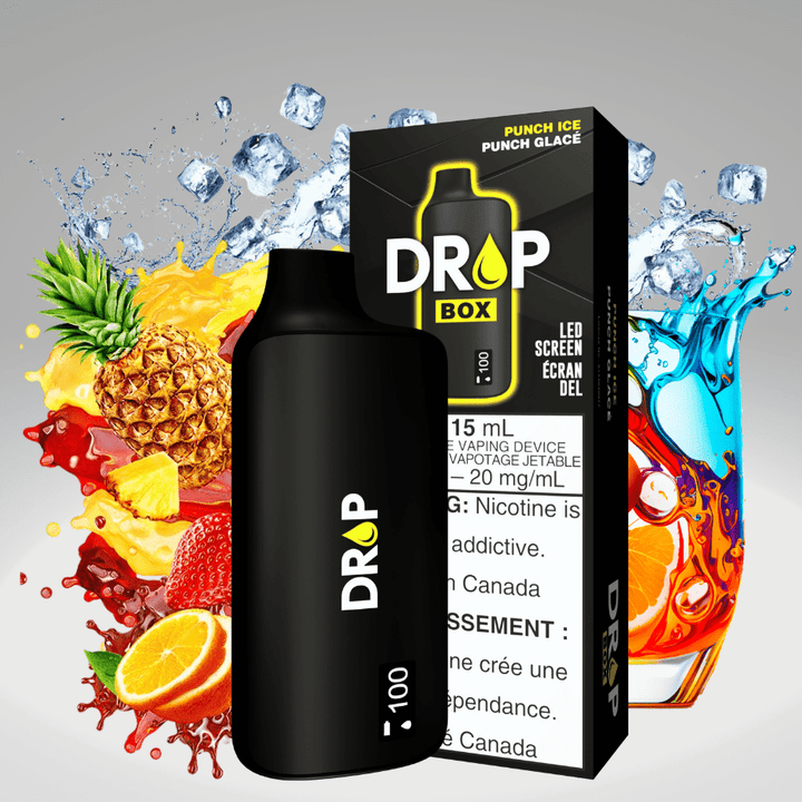 Drop Box 8500 Disposable Vape-Punch Ice 15ml / 8500Puffs Okotoks Vape SuperStore Okotoks Alberta