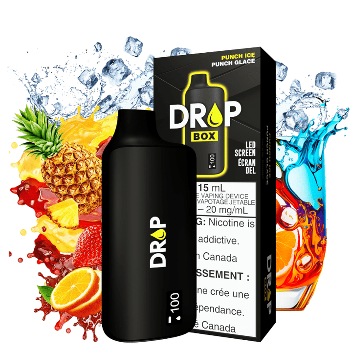 Drop Box 8500 Disposable Vape-Punch Ice 15ml / 8500Puffs Okotoks Vape SuperStore Okotoks Alberta