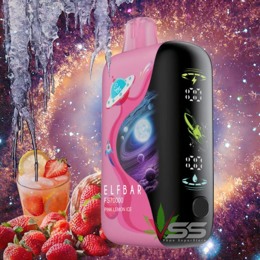 ELFBAR FS70K Disposable Vape - Pink Lemon Ice 70000 / 20mg Okotoks Vape SuperStore Okotoks Alberta