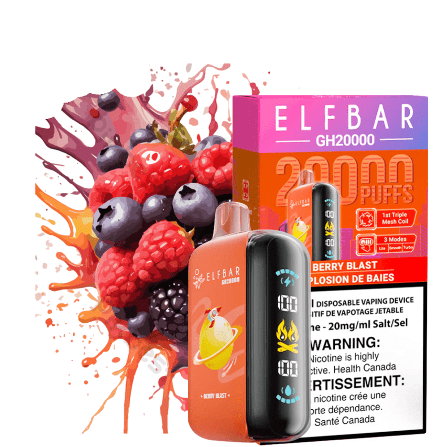 ElfBar GH20K Disposable Vape-Berry Blast Okotoks Vape SuperStore Okotoks Alberta