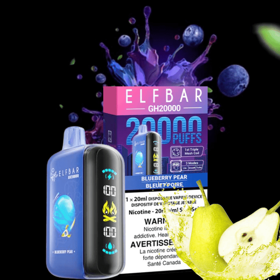 ElfBar GH20K Disposable Vape-Blueberry Pear Okotoks Vape SuperStore Okotoks Alberta