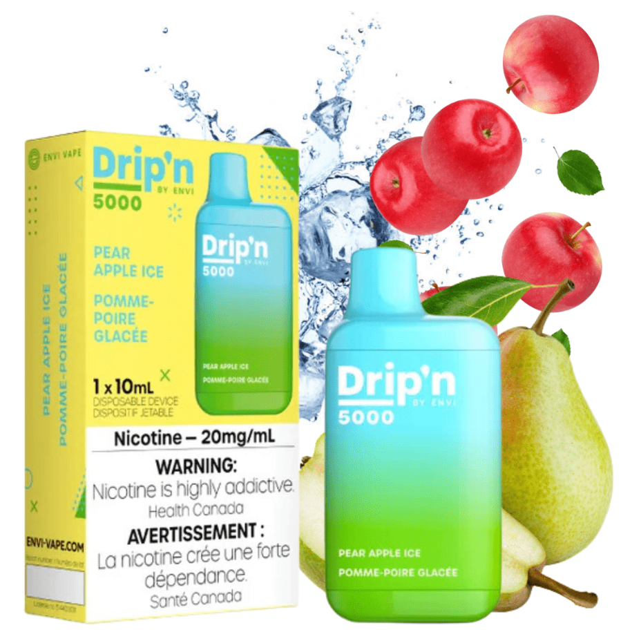 ENVI Drip'n Disposable Vape-Pear Apple Ice 20mg Okotoks Vape SuperStore Okotoks Alberta