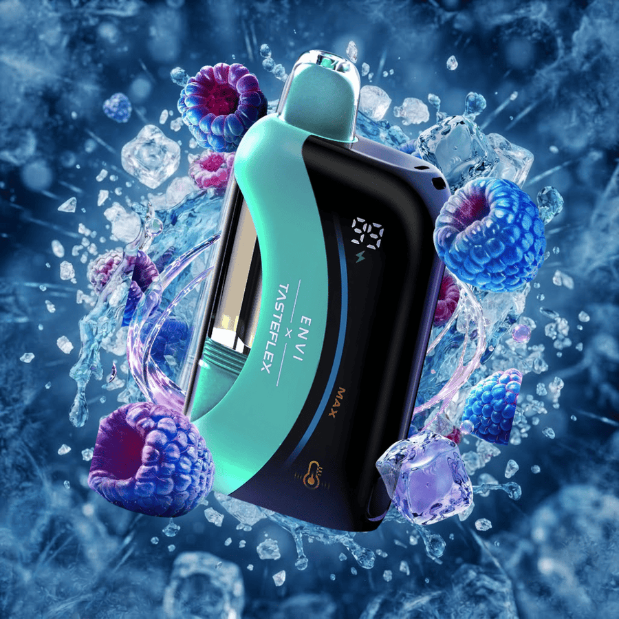 ENVI x Tasteflex Cresmo 125k Disposable Vape-Blue Razz Ice 20mg / 125000 Puffs Okotoks Vape SuperStore Okotoks Alberta