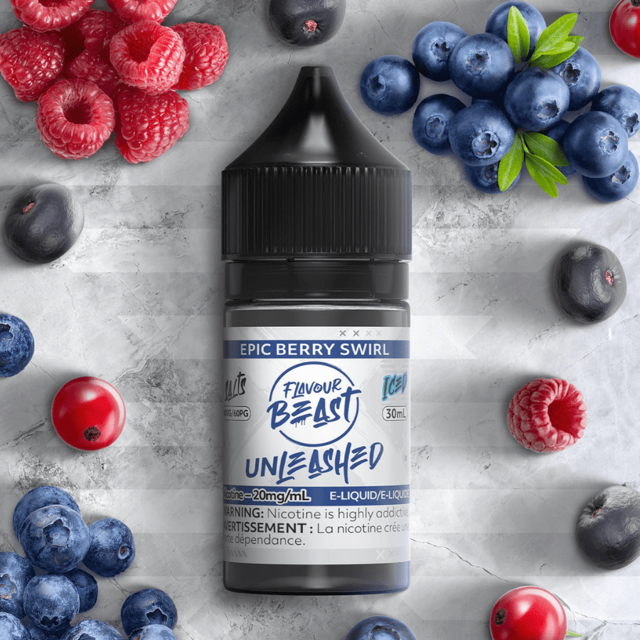 Epic Berry Swirl Salts By Flavour Beast Unleashed E-liquid 30ml / 20mg Okotoks Vape SuperStore Okotoks Alberta