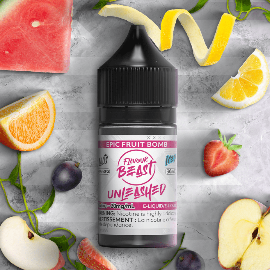 Epic Fruit Bomb Salts By Flavour Beast Unleashed E-liquid 30ml / 20mg Okotoks Vape SuperStore Okotoks Alberta