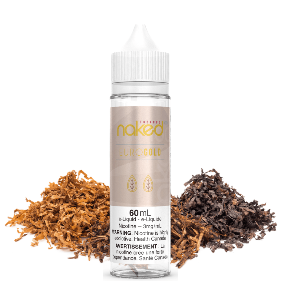 Euro Gold by Naked 100 E-Liquid 60ml / 3mg Okotoks Vape SuperStore Okotoks Alberta