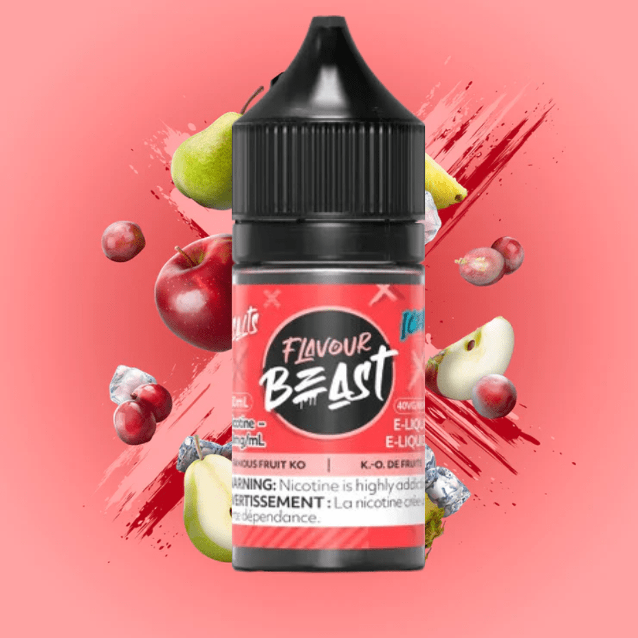 Famous Fruit KO Iced Salts by Flavour Beast E-Liquid 30ml / 20mg Okotoks Vape SuperStore Okotoks Alberta