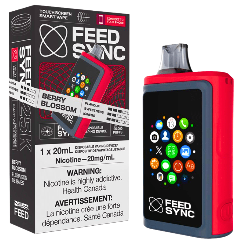 FEED Sync 25K Disposable Vape - Berry Blossom 25000 Puffs / 20mg Okotoks Vape SuperStore Okotoks Alberta