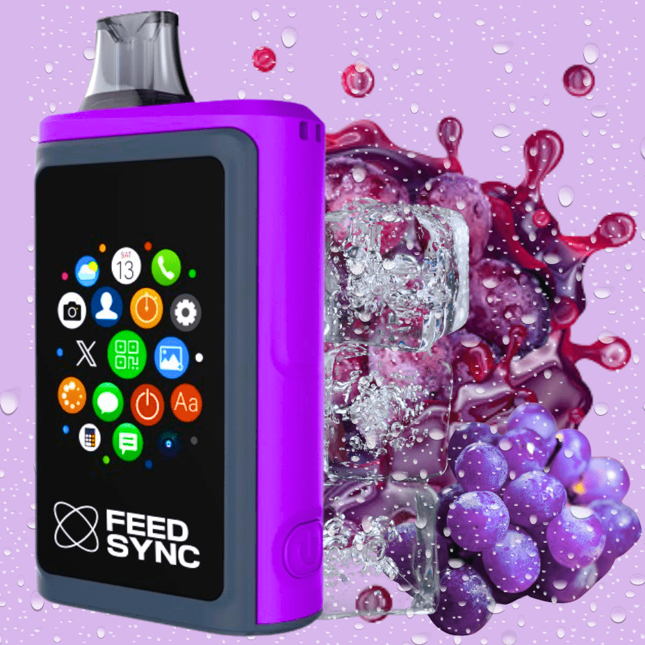 FEED Sync 25K Disposable Vape - Glacial Grape 25000 Puffs / 20mg Okotoks Vape SuperStore Okotoks Alberta