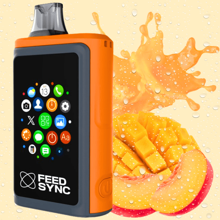 FEED Sync 25K Disposable Vape - Peachy Mango 25000 Puffs / 20mg Okotoks Vape SuperStore Okotoks Alberta