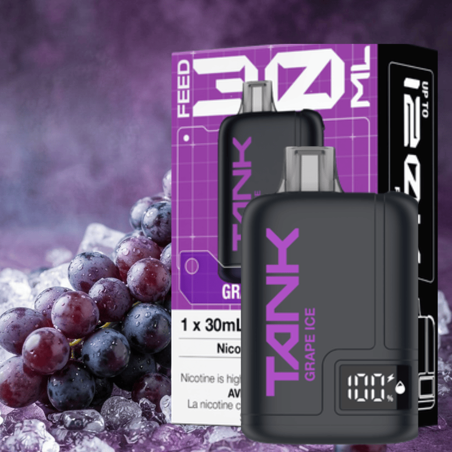 Feed Tank 120k Disposable Vape-Grape Ice Okotoks Vape SuperStore Okotoks Alberta
