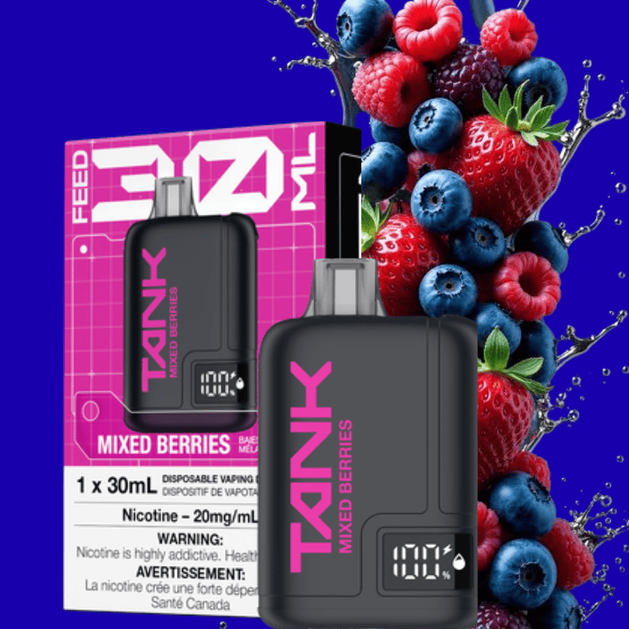 Feed Tank 120k Disposable Vape-Mixed Berries Okotoks Vape SuperStore Okotoks Alberta