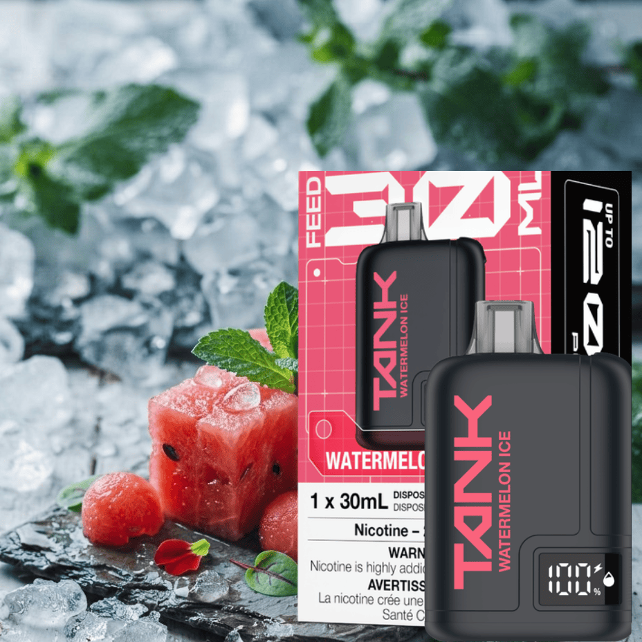 Feed Tank 120k Disposable Vape-Watermelon Ice 120000 Puffs / 20mg Okotoks Vape SuperStore Okotoks Alberta