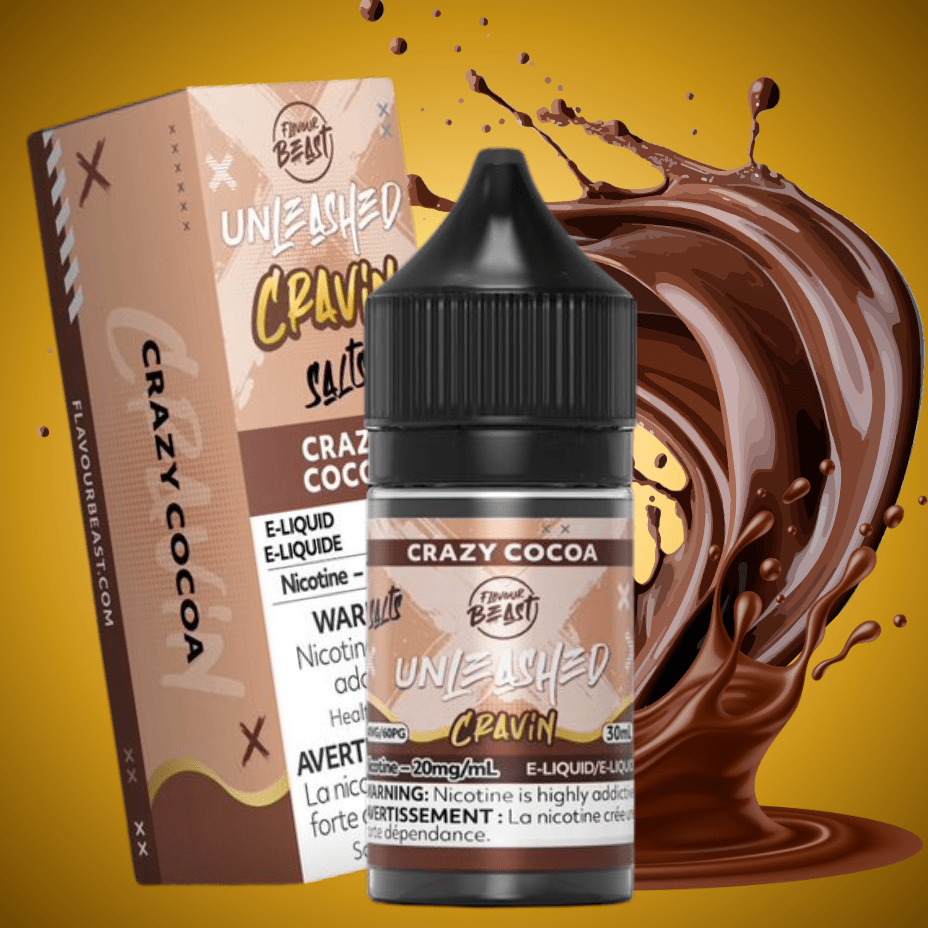 Flavor Beast Unleashed Cravin Salts-Crazy Cocoa 30ml / 20mg Okotoks Vape SuperStore Okotoks Alberta