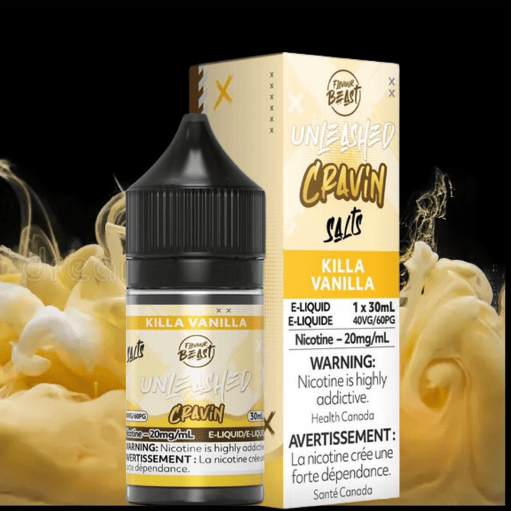 Flavor Beast Unleashed Cravin Salts-Killa Vanilla 30ml / 20mg Okotoks Vape SuperStore Okotoks Alberta