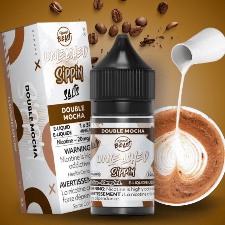 Flavor Beast Unleashed Sippin Salts-Double Mocha 30ml / 20mg Okotoks Vape SuperStore Okotoks Alberta