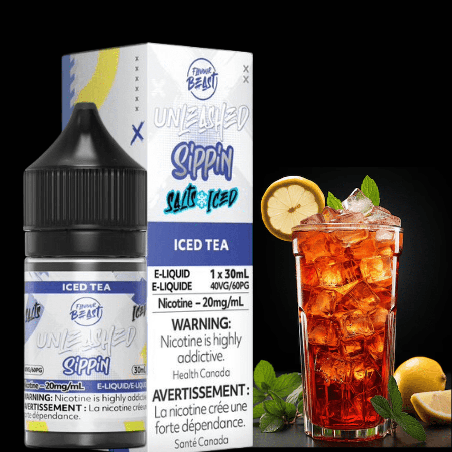 Flavor Beast Unleashed Sippin Salts-Iced Tea 30ml / 20mg Okotoks Vape SuperStore Okotoks Alberta