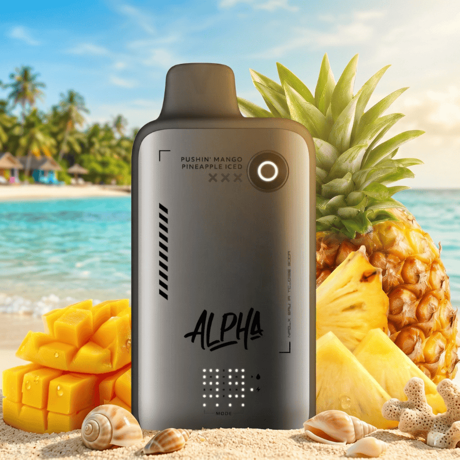Flavour Beast Alpha 80K Disposable Vape-Pushin' Mango Pineapple Iced Okotoks Vape SuperStore Okotoks Alberta