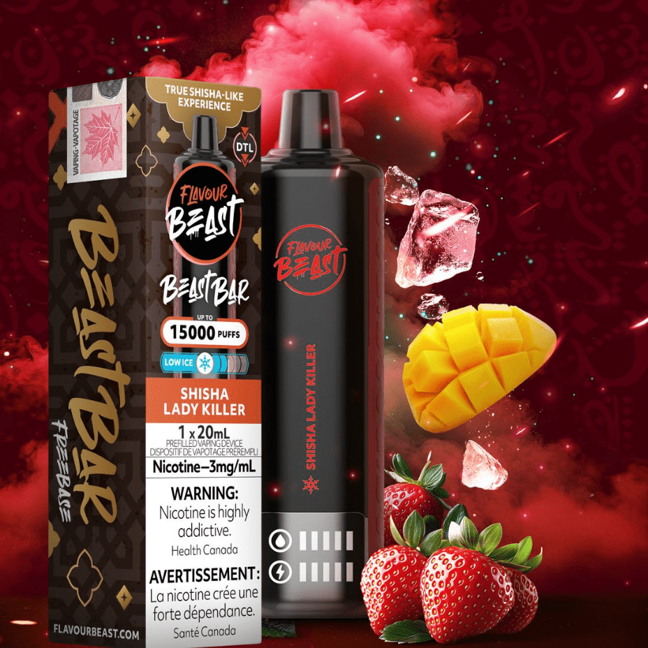 Flavour Beast Beast Bar 15k Disposable Vape-Shisha Lady Killer 3mg / 15000 Puffs Okotoks Vape SuperStore Okotoks Alberta