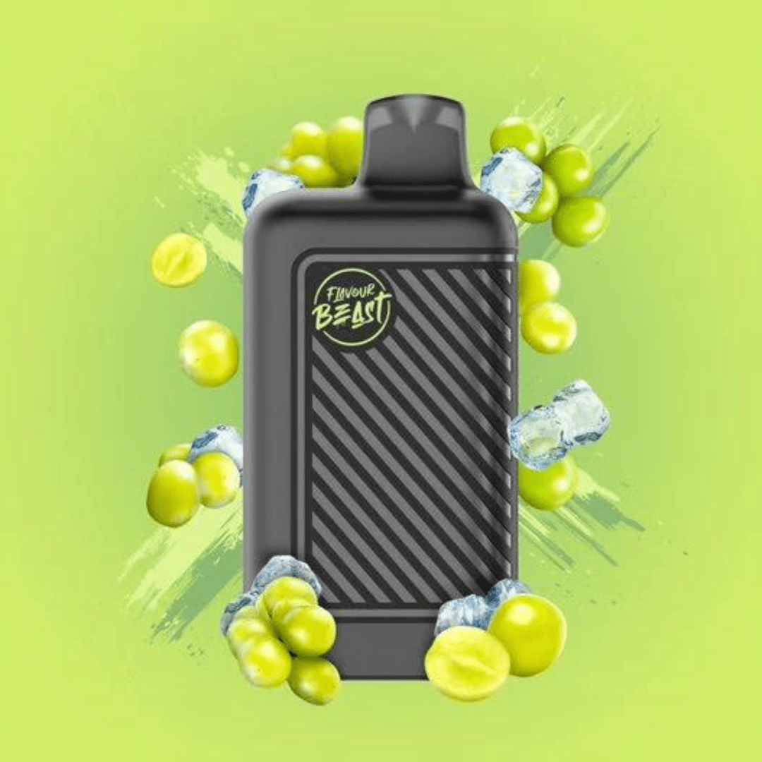 Flavour Beast Beast Mode 8K Disposable-White Grape Iced 20mg / 8000 Puffs Okotoks Vape SuperStore Okotoks Alberta