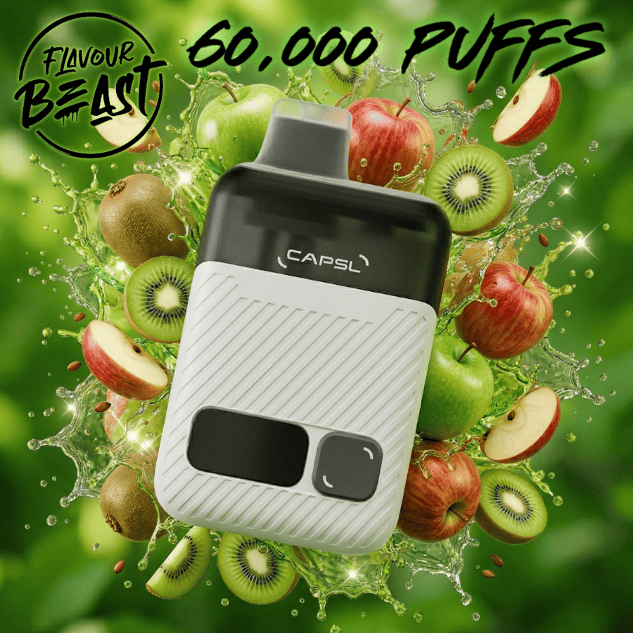 Flavour Beast CAPSL AFX17 60K Disposable Vape-Apple Kiwi Ice Okotoks Vape SuperStore Okotoks Alberta