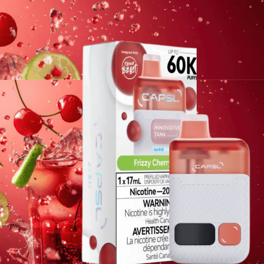 Flavour Beast CAPSL AFX17 60K Disposable Vape-Frizzy Cherry Lime Okotoks Vape SuperStore Okotoks Alberta