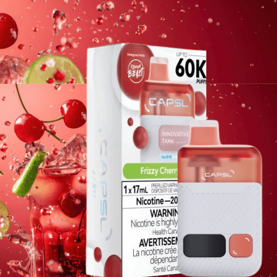 Flavour Beast CAPSL AFX17 60K Disposable Vape-Frizzy Cherry Lime Okotoks Vape SuperStore Okotoks Alberta