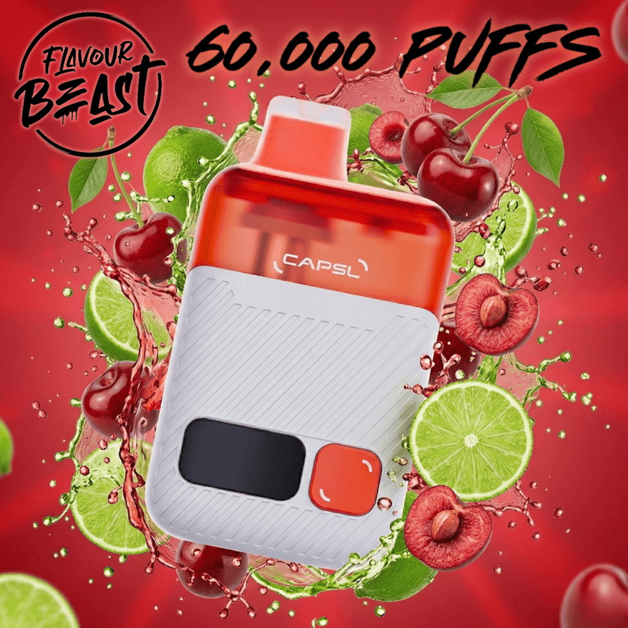 Flavour Beast CAPSL AFX17 60K Disposable Vape-Frizzy Cherry Lime Okotoks Vape SuperStore Okotoks Alberta