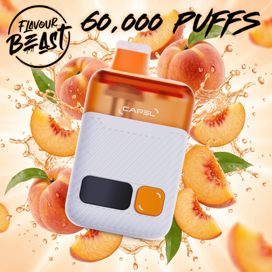 Flavour Beast CAPSL AFX17 60K Disposable Vape-Juicy Peach Okotoks Vape SuperStore Okotoks Alberta