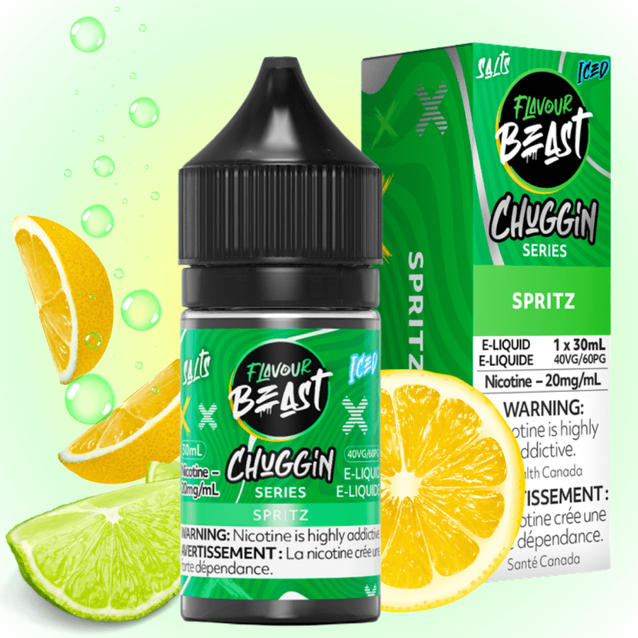 Flavour Beast Chuggin' Salt-Spritz 30ml / 20mg Okotoks Vape SuperStore Okotoks Alberta