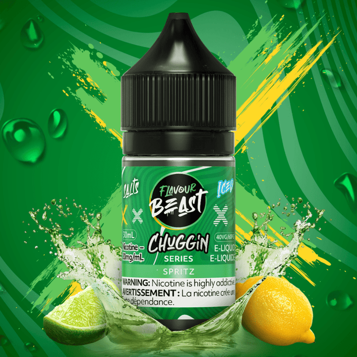 Flavour Beast Chuggin' Salt-Spritz 30ml / 20mg Okotoks Vape SuperStore Okotoks Alberta