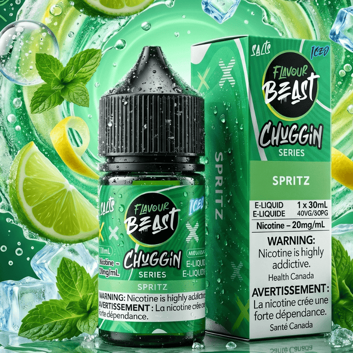 Flavour Beast Chuggin' Salt-Spritz 30ml / 20mg Okotoks Vape SuperStore Okotoks Alberta